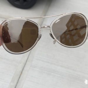 Chanel aviator sunglasses